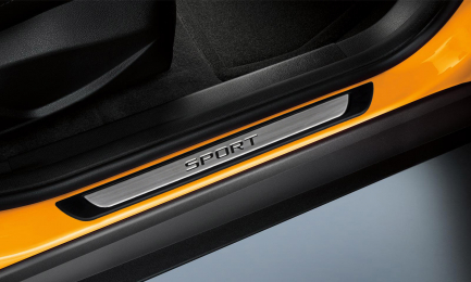 S-Dizayn Peugeot Rifter Krom Kapı Eşik Koruması Sport Line 2019 Üzeri 2 Parça