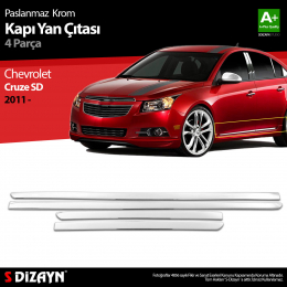 S-Dizayn Chevrolet Cruze SD Krom Kapı Yan Çıtası 2011-2019